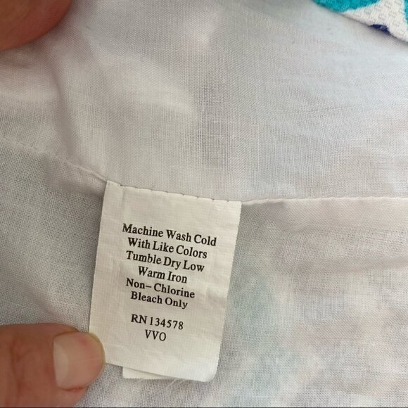 Vineyard Vines sleeveless mini dress with  crew neck, stretch cotton, lined - Picture 10 of 12